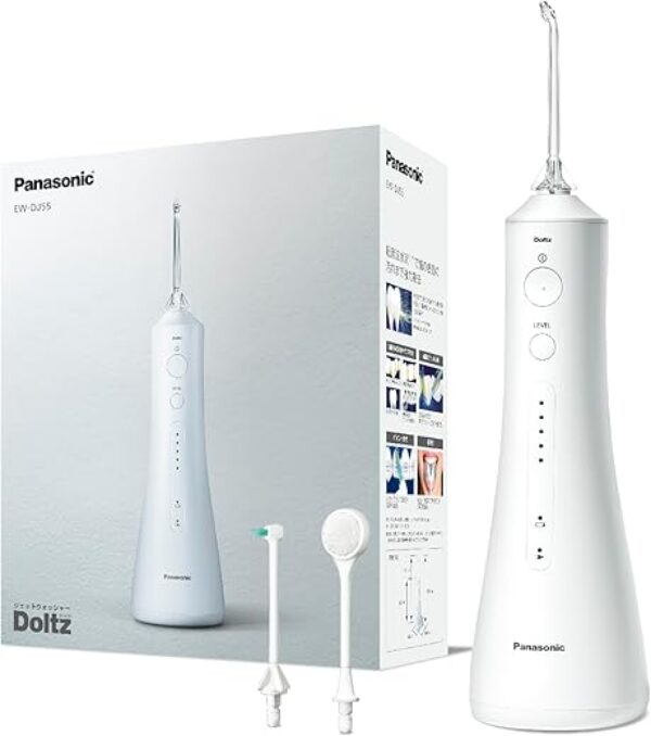 Panasonic EW-DJ55-W Electric Dental Flosser [Jet Washer Doltz Ultrasonic Water Flow Waterproof/Cordless Model] AC100-240V Shipped from Japan Released in May 2022