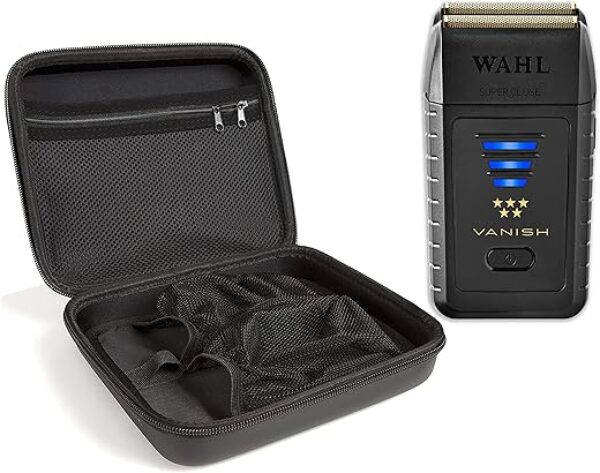 Wahl Professional Bundle | 5 Star Vanish Shaver for Professional Barbers and Stylists & Travel Storage Case for Professional Barbers and Stylists