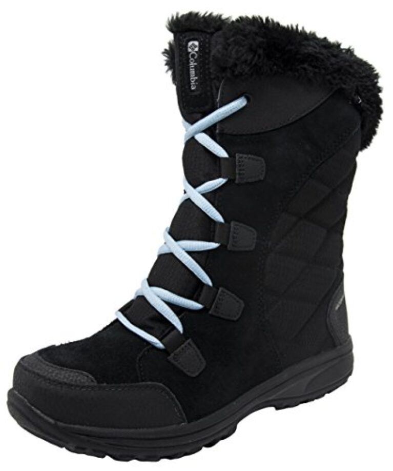 Columbia Women's Ice Maiden II Snow Boot, Black/Oxygen, 6