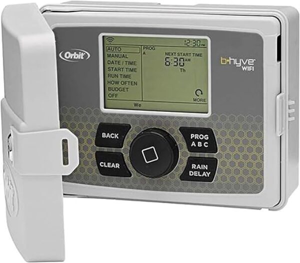 Orbit 57946 B-hyve Smart Indoor/Outdoor 6-Station WiFi Sprinkler System Controller