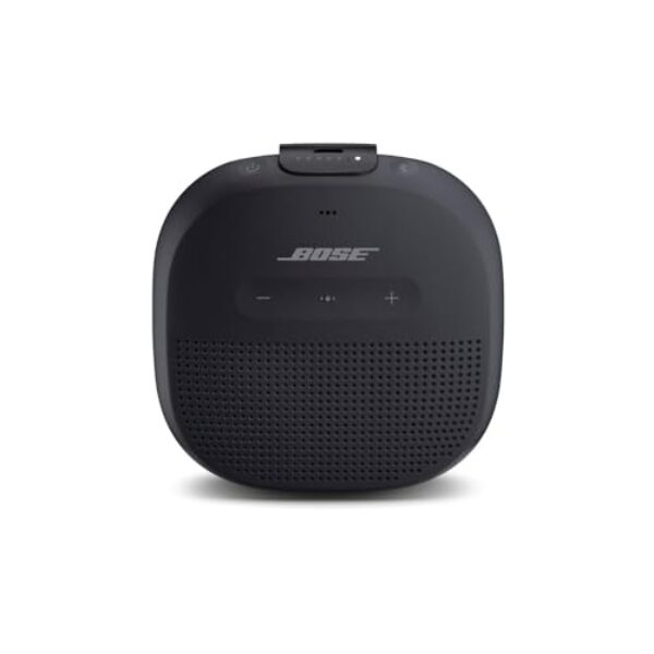 Bose SoundLink Micro Bluetooth Speaker: Small Portable Waterproof Speaker with Microphone, Black