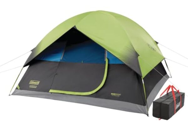 Coleman Camping Tent | 6 Person Sundome Dark Room Dome Tent