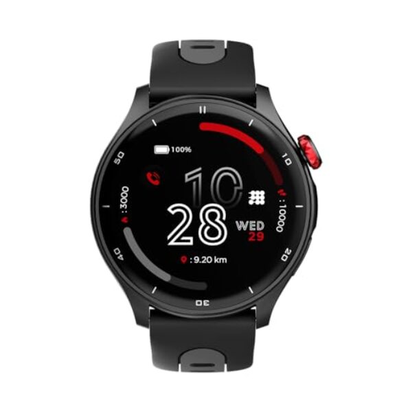 Cubitt AURA Pro Smartwatch/Fitness Tracker with 1.43" Touch AMOLED Screen, Bluetooth Call, Built in GPS, 60+ Sports, Blood Oxygen, Heart Rate, Stress/Sleep Monitor, Waterproof, Step Counter, Compass