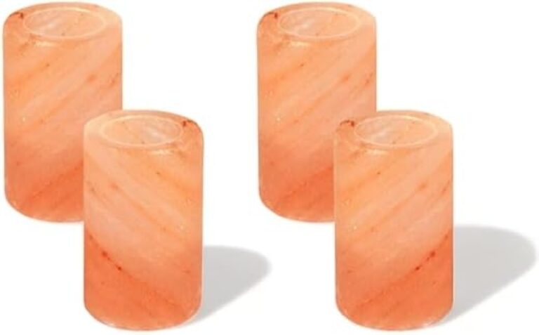 Himalayan salt shot glasses Set of 4 | Hand Carved From 100% Natural Pink Salt | Himalayan Salt Glasses Tequila | Unique Pink Salt Shooters Gift Set for Tequila.