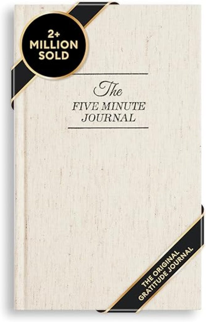 Intelligent Change The Five Minute Journal - Original Daily Gratitude Journal 2024 for Happiness, Mindfulness & Reflection - Daily Affirmations - Undated Life Planner Journal for Women & Men