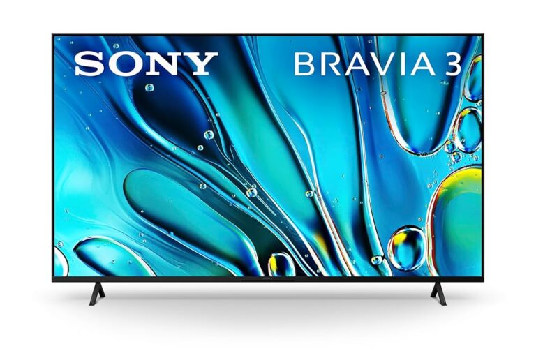 Sony BRAVIA 3 4k Smart TV, 55 Inch Smart TV 4K Ultra HD BRAVIA 3 with Google TV, with Dolby Vision HDR and Exclusive Features for PlayStation®5, LED TV Flat Screen Smart TV K-55S30