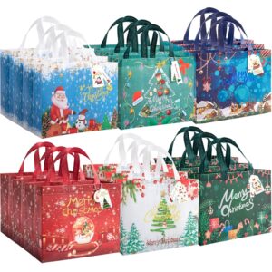 18Pcs Reusable Christmas Gift Bags Set