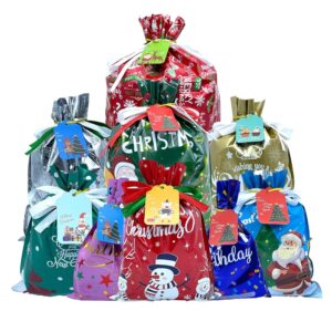 37PCS Christmas Gift Bags with Tags