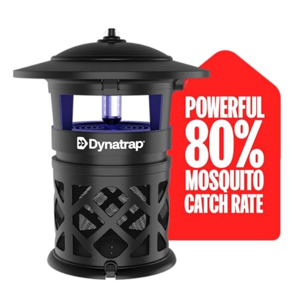 DynaTrap DT2030SR 1 Acre Mosquito & Flying Insect Outdoor Trap and Killer – Kills Mosquitoes, Flies, Wasps, Gnats, & Other Flying Insects