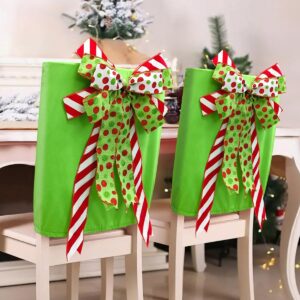 MelonBoat Grinchmas Chair Back Covers - 4 Pcs