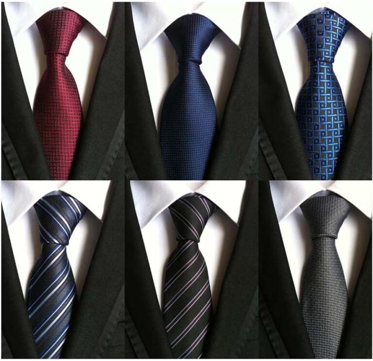 6 PCS Classic Men's Silk Ties