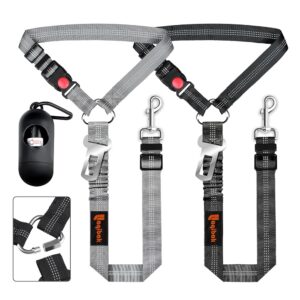 Adjustable Reflective Dog Seat Belt Harness