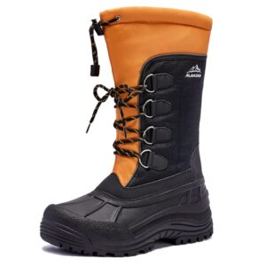 ALEADER Men's Waterproof Insulated Winter Boots