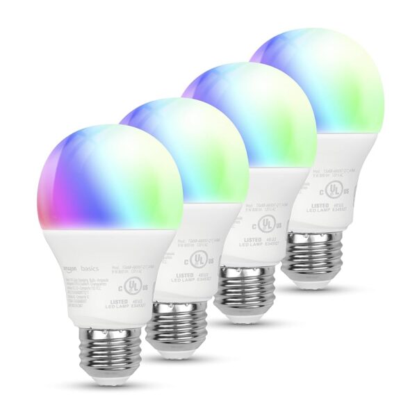 Amazon Basics Smart Color Changing LED Bulbs