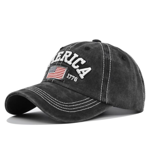 American Flag Adjustable Trucker Hat