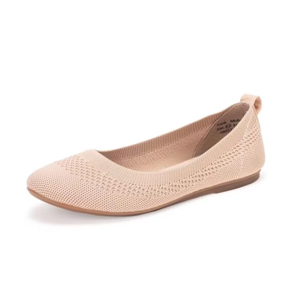 BEJINASH Women's Soft Knit Ballet Flats