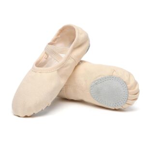 Danzcue Girls' Soft Ballet Dance Shoes