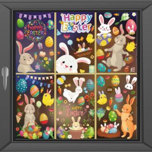 Easter Window Clings - 153 PCS Decor