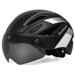 EASTINEAR Magnetic Goggle Bike Helmet with Taillight