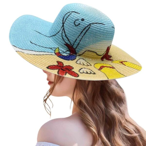 Foldable Women's Wide Brim Sun Hat