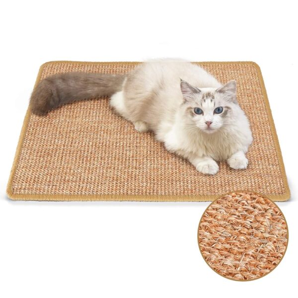 FUKUMARU Natural Sisal Cat Scratcher Mat