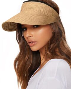 FURTALK Women's Packable Sun Visor Hat