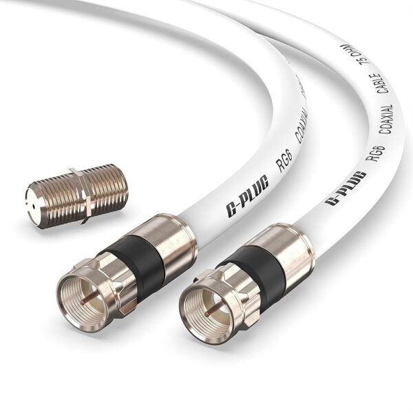 G-PLUG 10FT RG6 Coaxial Cable Set