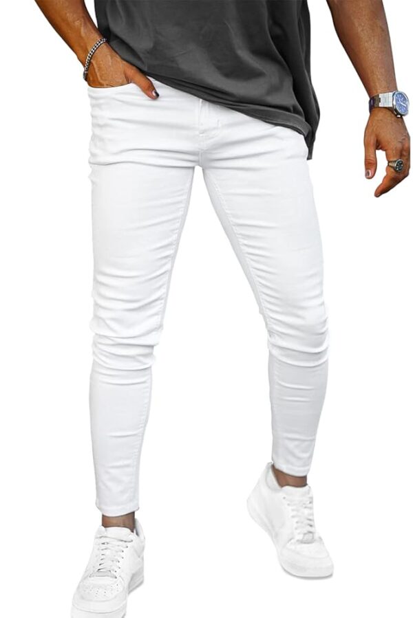 GINGTTO Men's Slim Fit Ripped Jeans