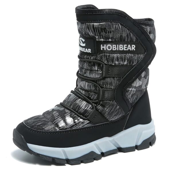 GUBARUN Boys Waterproof Winter Snow Boots