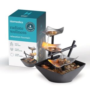 Homedics Tabletop Water Fountain - Zen Décor