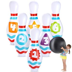 JOYIN Giant Inflatable Bowling Set for Parties