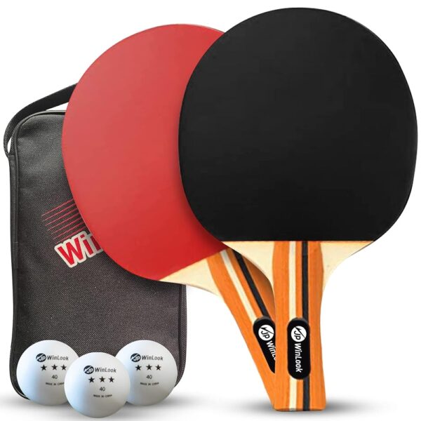 JP WinLook Portable Ping Pong Paddle Set