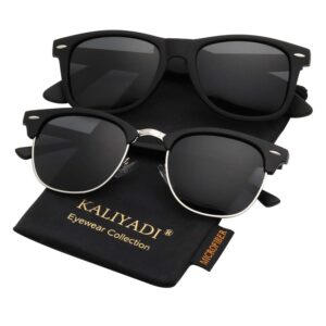 KALIYADI Polarized Semi-Rimless Sunglasses