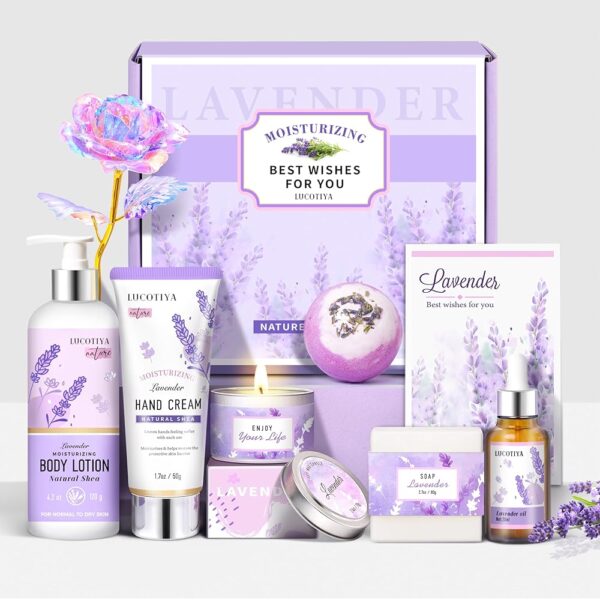 Lavender Spa Gift Set for Women