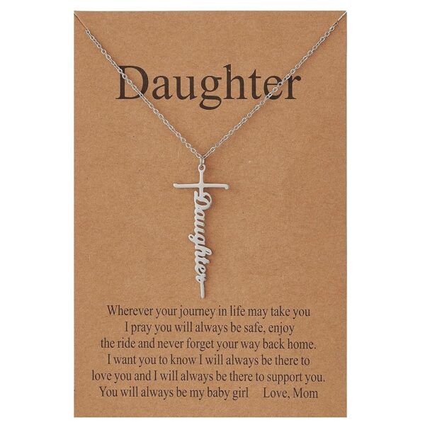 Lcherry Faith Cross Necklace for Women