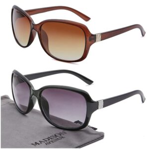 Madison Avenue 2 Pack Vintage Sunglasses