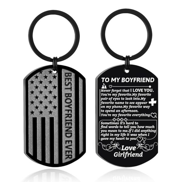 Men's Sports Keychains with Bible Verse