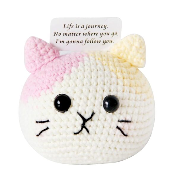 Mini Cute Knitted Bunny Card Holder