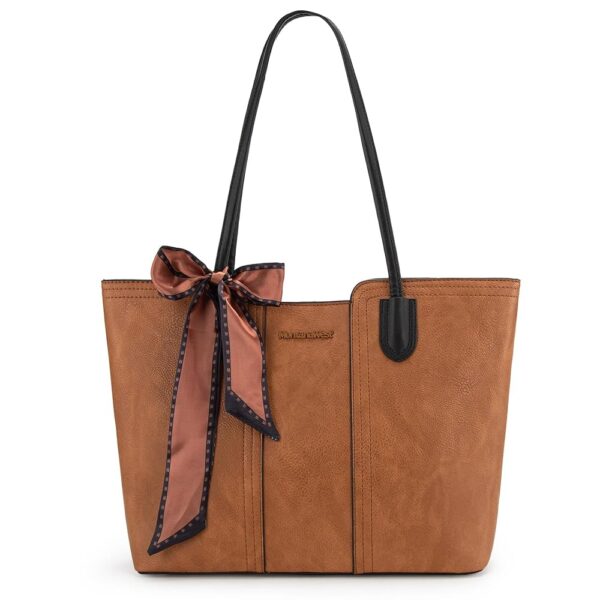 Montana West Women's Tote Bag with Scarf