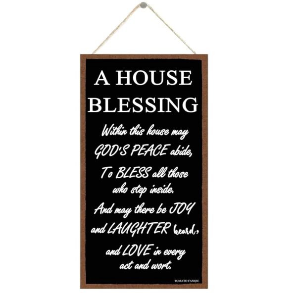 New Home Wall Decor Gift - God Bless