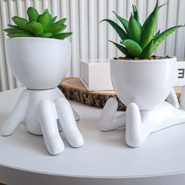 OLEEK Small Fake Plant Office Decor