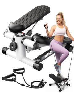 Portable Mini Stair Stepper with Resistance Bands