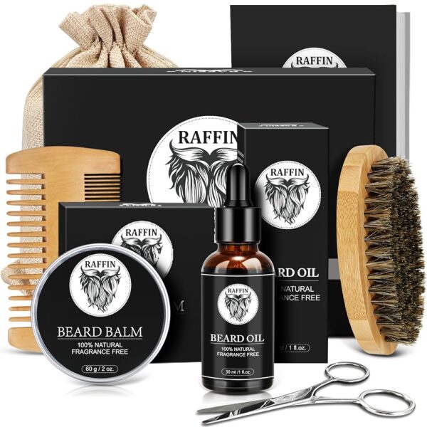 RAFFIN Men's Winter Beard Grooming Kit