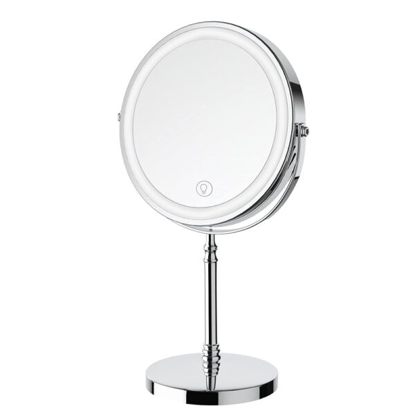 Rechargeable Double-Sided Lighted Makeup Mirror