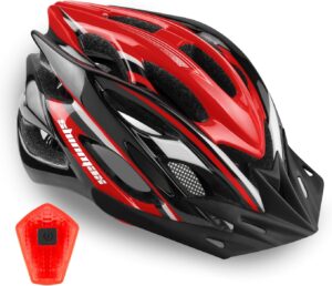 Shinmax Adjustable Bike Helmet with Light