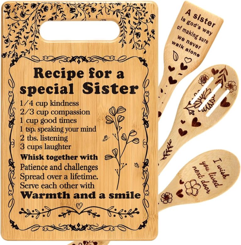 Sister Birthday and Friendship Cutting Board