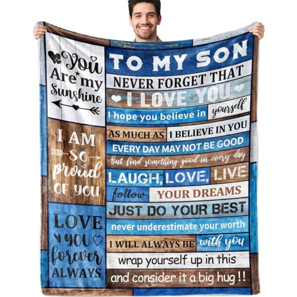 Soft Fleece Blanket Gift for Son