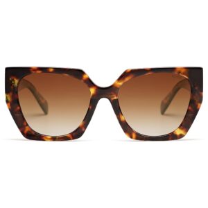 SOJOS Oversized Polarized Cateye Sunglasses