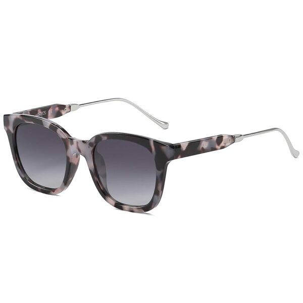 SOJOS Retro Square Polarized Sunglasses SJ2050