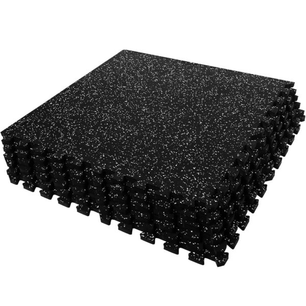 SUPERJARE 6 Pcs Rubber Top Exercise Mats